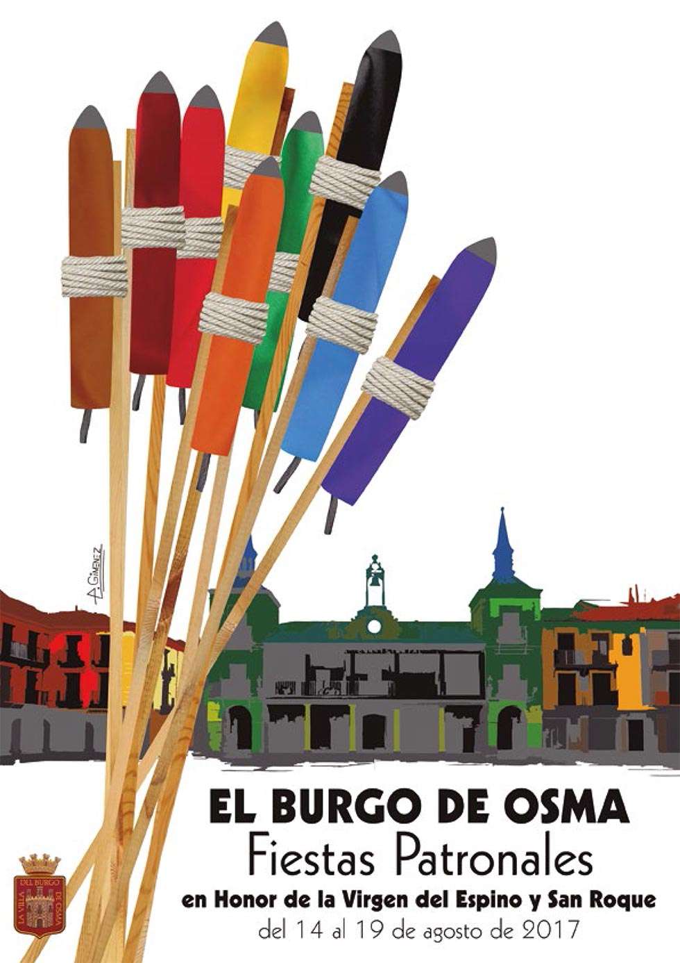 Fiestas patronales en honor a la Virgen del Espino y San Roque 2017 Burgo de Osma-Ciudad de Osma